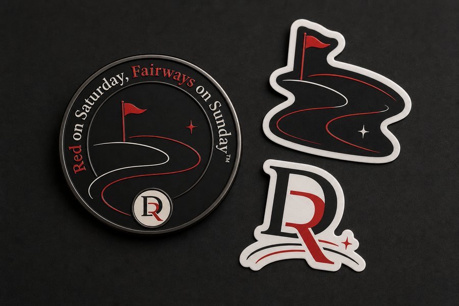 Fairway Marker Sticker Pack mockup