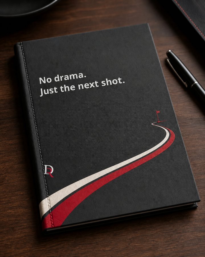 The Next Shot Notebook mockup